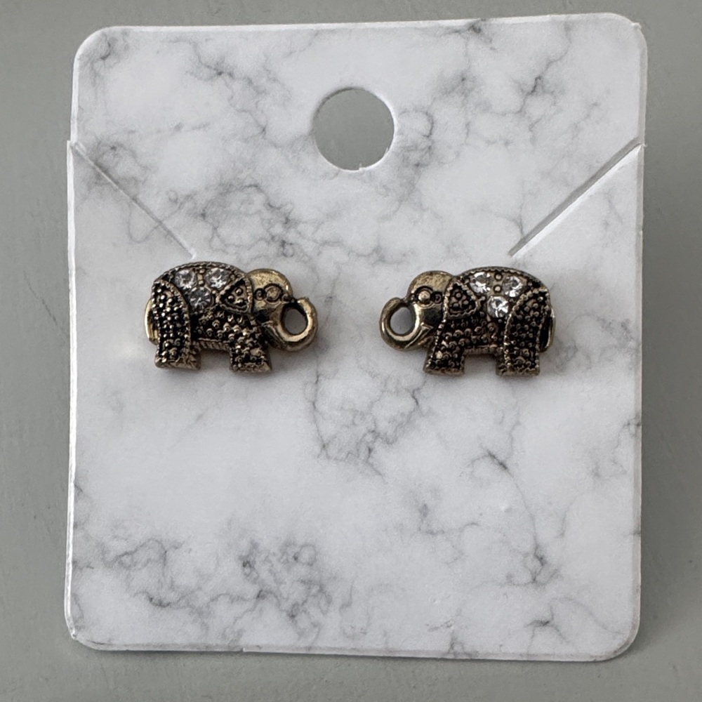 Elephant Stud Earrings